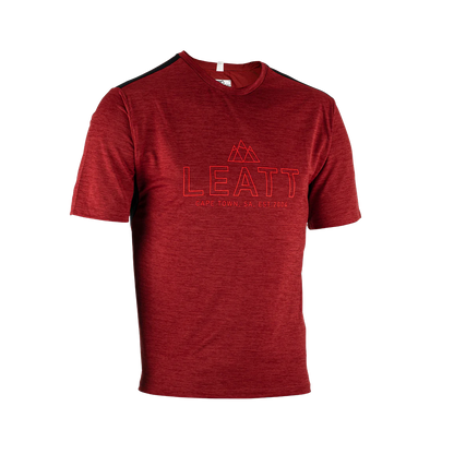 Leatt Trail 1.0 Short Sleeve MTB Jersey - Lava - Prior Season