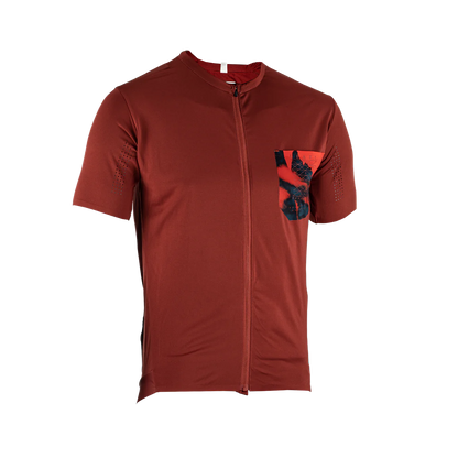 Leatt Trail 3.0 Short Sleeve MTB Jersey - Lava - Prior Season