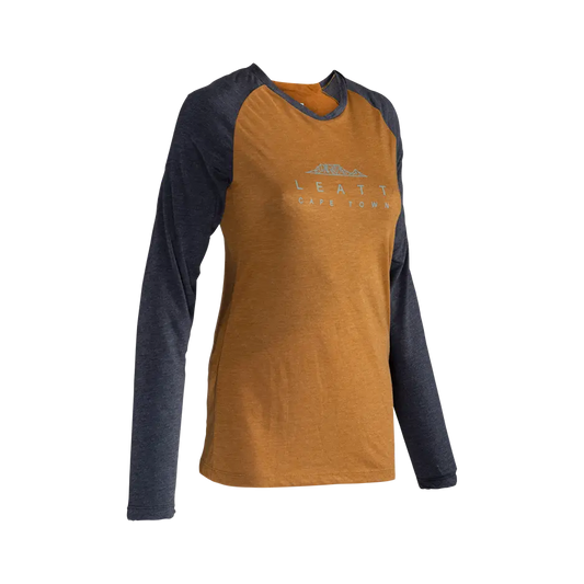 Leatt AllMtn 3.0 Long Sleeve MTB Jersey - Womens - Peanut - 2024