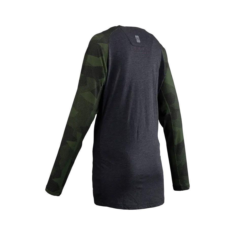 Leatt AllMtn 3.0 Long Sleeve MTB Jersey - Womens - Spinach - 2024