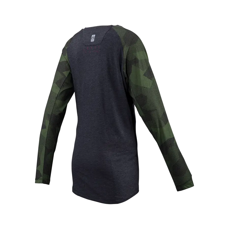 Leatt AllMtn 3.0 Long Sleeve MTB Jersey - Womens - Spinach - 2024