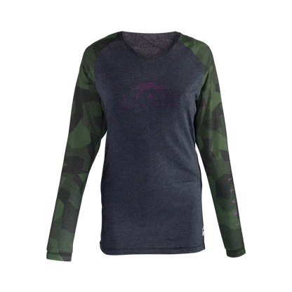 Leatt AllMtn 3.0 Long Sleeve MTB Jersey - Womens - Spinach - 2024