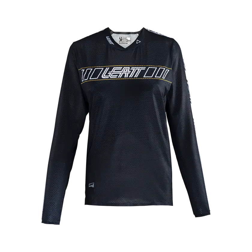 Leatt Gravity 4.0 Long Sleeve MTB Jersey - Womens - Black - 2024