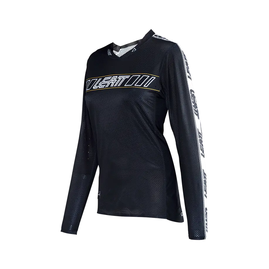 Leatt Gravity 4.0 Long Sleeve MTB Jersey - Womens - Black - 2024