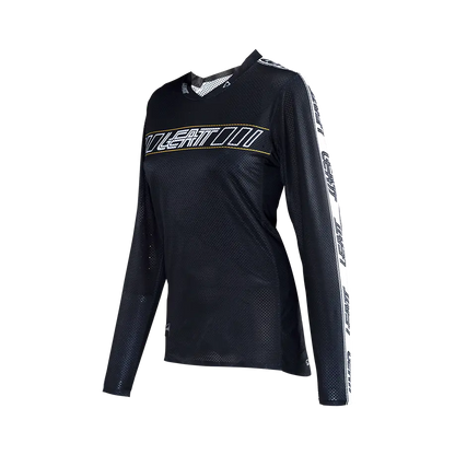 Leatt Gravity 4.0 Long Sleeve MTB Jersey - Womens - Black - 2024