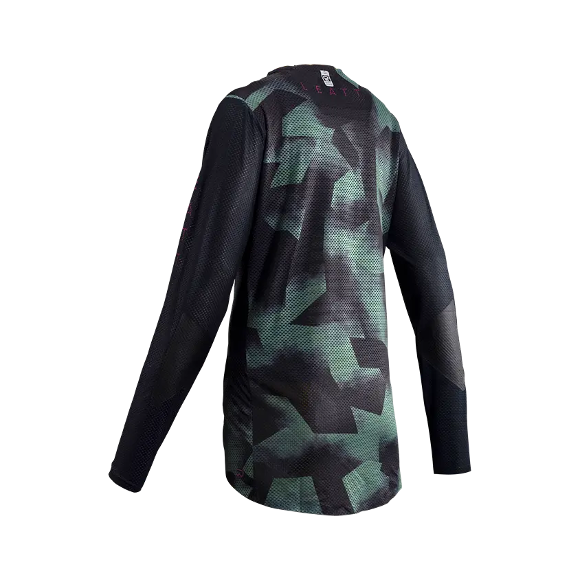 Leatt Gravity 4.0 Long Sleeve MTB Jersey - Womens - Spinach - 2024