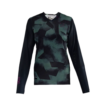 Leatt Gravity 4.0 Long Sleeve MTB Jersey - Womens - Spinach - 2024