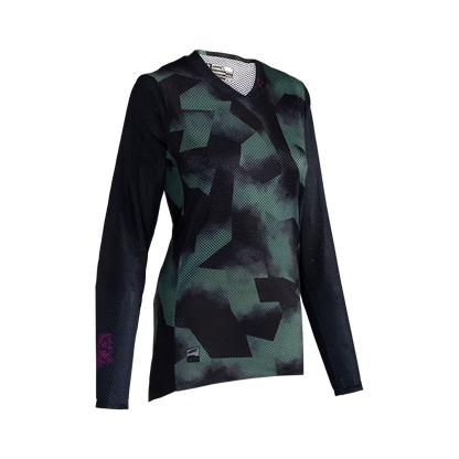 Leatt Gravity 4.0 Long Sleeve MTB Jersey - Womens - Spinach - 2024