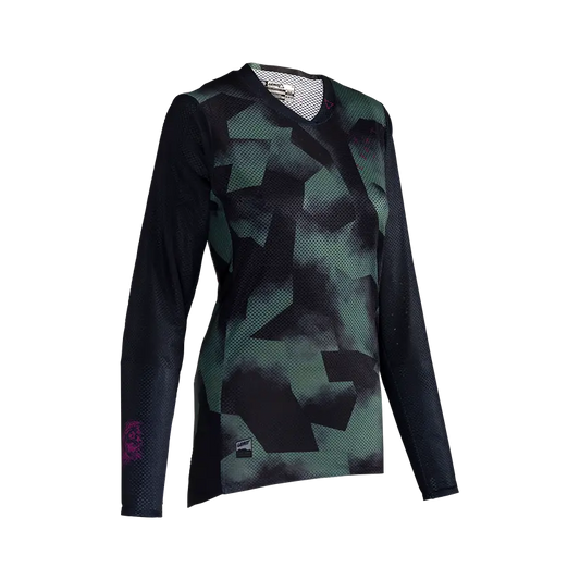 Leatt Gravity 4.0 Long Sleeve MTB Jersey - Womens - Spinach - 2024
