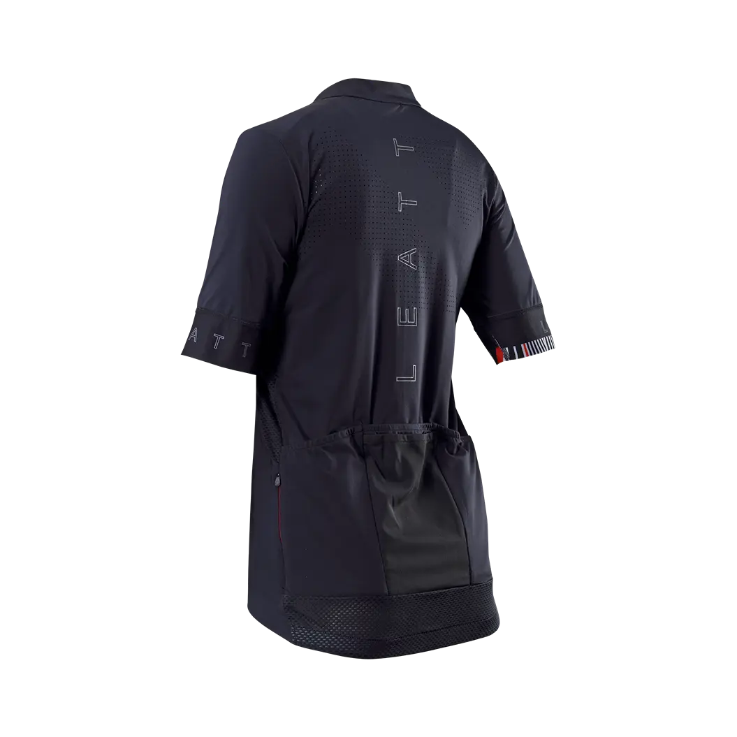 Leatt Endurance 5.0 Short Sleeve MTB Jersey - Womens - Black - 2024