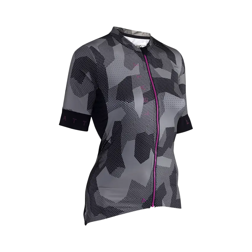Leatt Endurance 5.0 Short Sleeve MTB Jersey - Womens - Granite - 2024