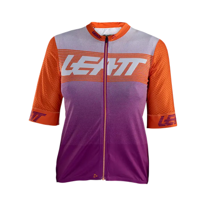 Leatt Endurance 6.0 Short Sleeve MTB Jersey - Womens - Purple - 2024