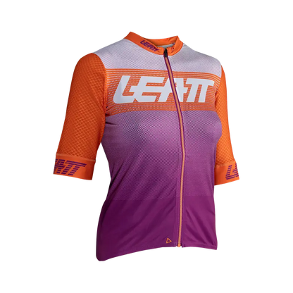 Leatt Endurance 6.0 Short Sleeve MTB Jersey - Womens - Purple - 2024