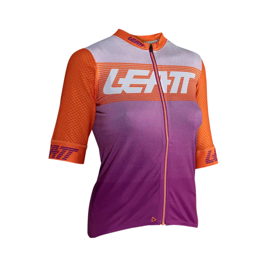 Leatt Endurance 6.0 Short Sleeve MTB Jersey - Womens - Purple - 2024