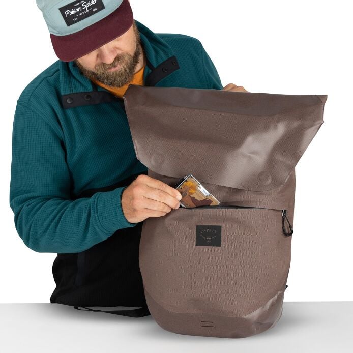 Osprey Metron WP 25 Waterproof Roll Top Bag - Magma Brown