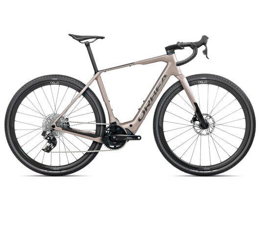 Orbea Denna M31e 700c 28mph - Nickel Matt-Carbon Raw Gloss - 2025