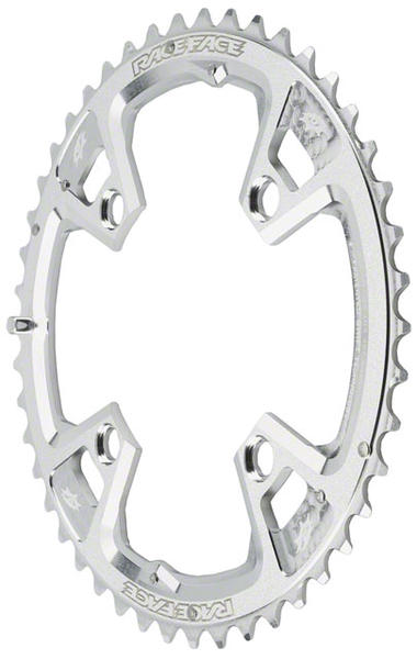 Race Face Race 9 Spd Chainring - 4 Bolt - Silver