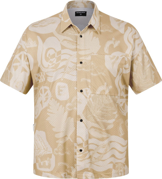 Endura AllTrack Ride Short Sleeve Resort Shirt - Sand