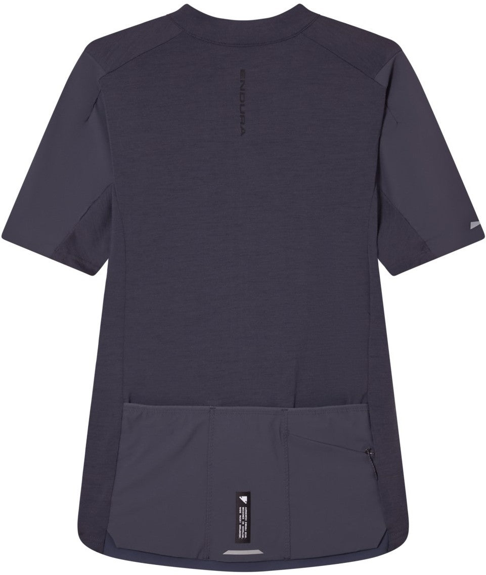Endura AllTrack Ride Short Sleeve Road Jersey - Carbon Grey