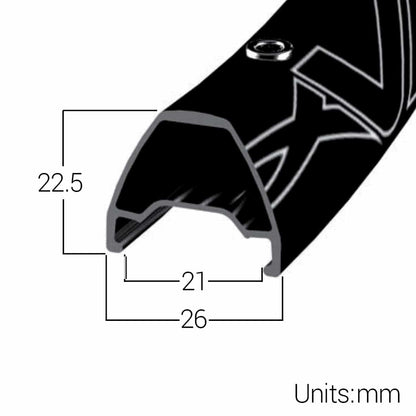 Halo Vapour 27.5" MTB Rim - Blue
