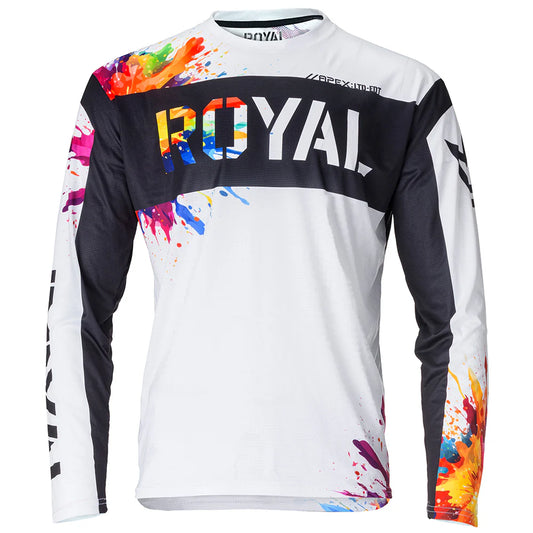 Royal Apex Long Sleeve MTB Jersey - Limited Edition - Splatter