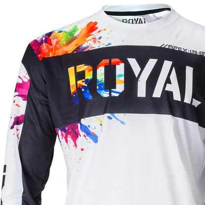 Royal Apex Long Sleeve MTB Jersey - Limited Edition - Splatter