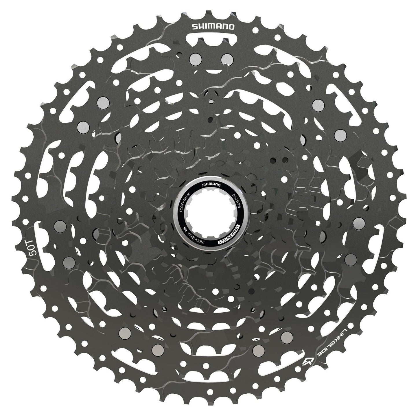 Shimano Linkglide LG400 11 Spd MTB Cassette - Black