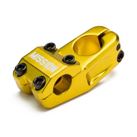 Mission Control High Top Load BMX Stem - Gold