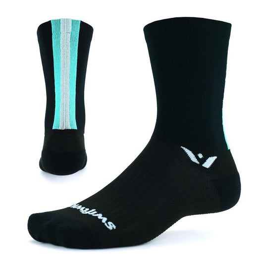 Swiftwick Vision Six Euro Sock - Black - 2020 Black Small 