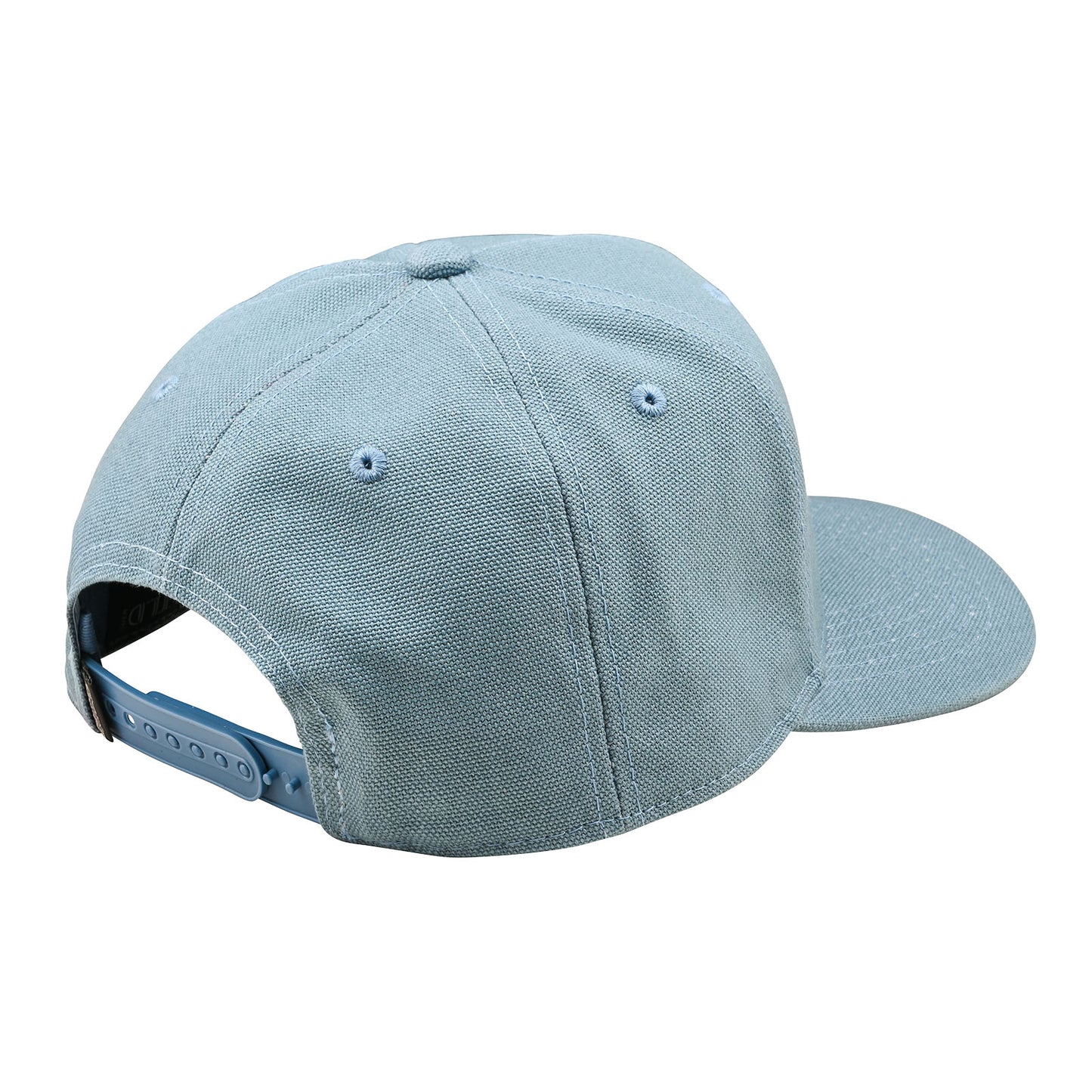 Troy Lee Designs Stamp Curved Snapback Hat - Smoke Blue