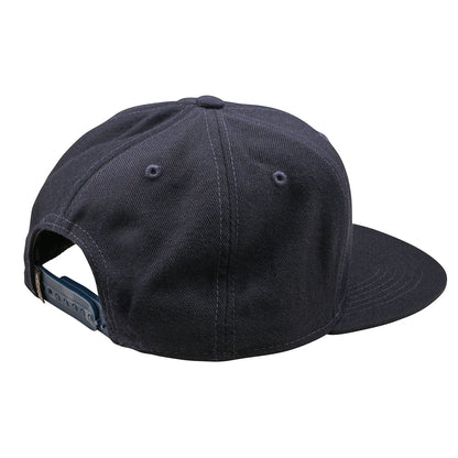 Troy Lee Designs Badge Flat Bill Snapback Hat - Navy