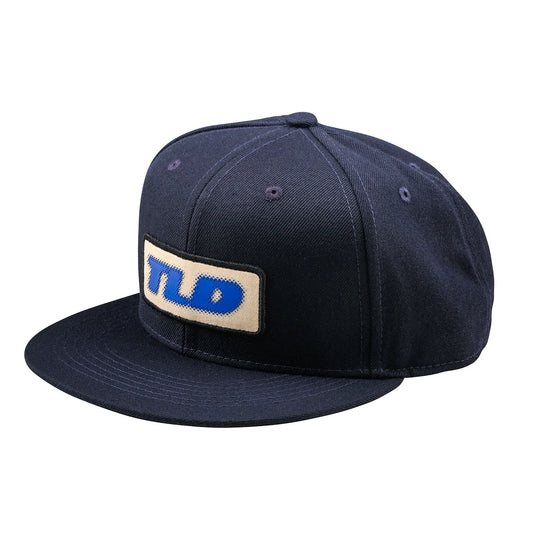 Troy Lee Designs Fade Out Flat Bill Snapback Hat - Navy