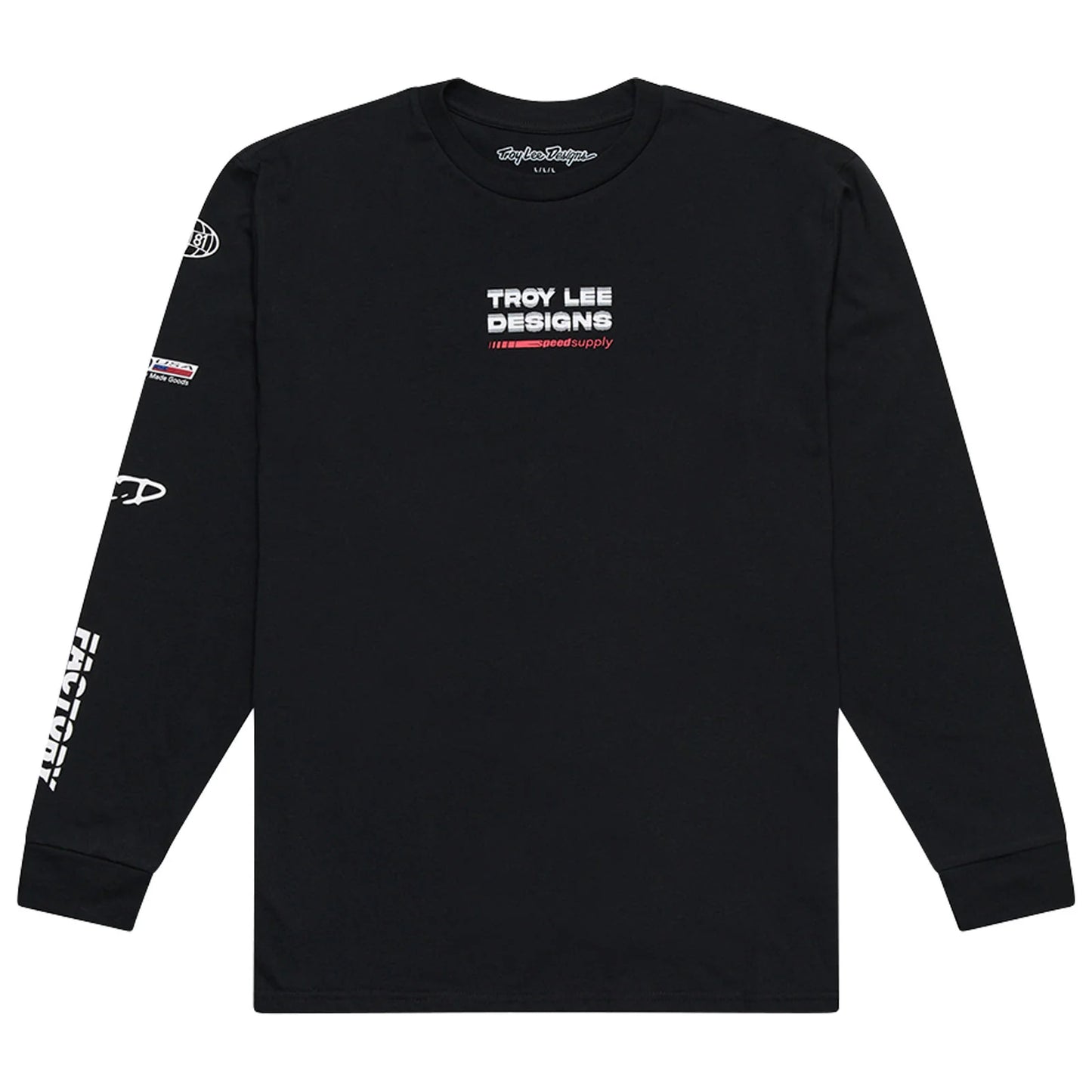 Troy Lee Designs Factory Long Sleeve Tee - Black