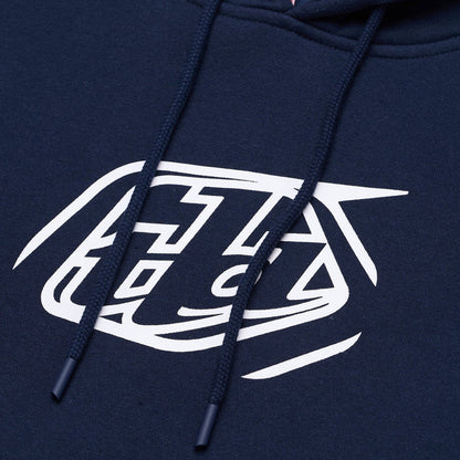 Troy Lee Designs Pullover Hoodie - Badge - Navy