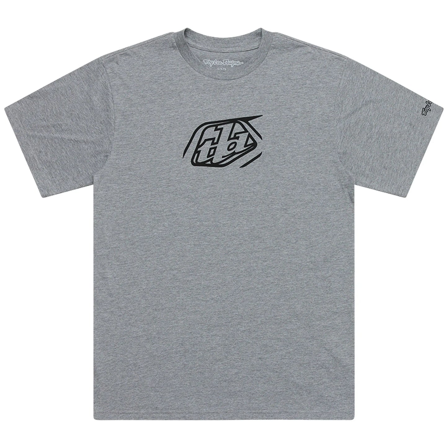 Troy Lee Designs Badge Short Sleeve Tee - Gray Heather