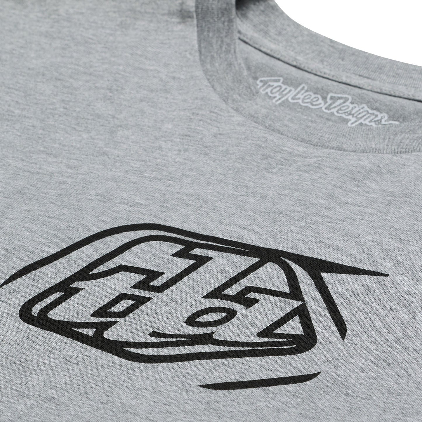 Troy Lee Designs Badge Short Sleeve Tee - Gray Heather