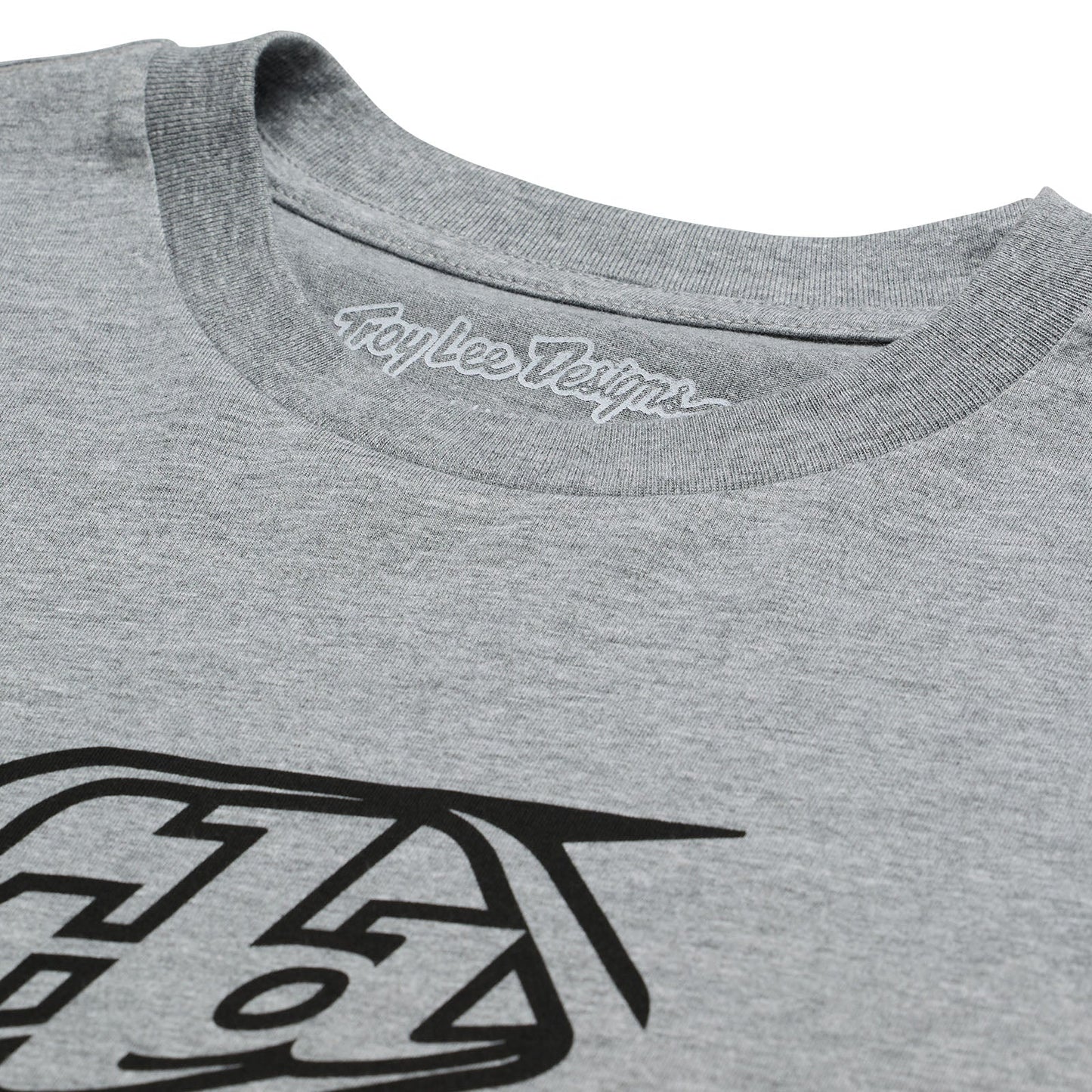 Troy Lee Designs Badge Short Sleeve Tee - Gray Heather