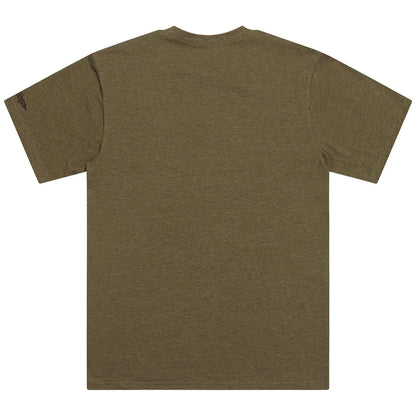 Troy Lee Designs Badge Short Sleeve Tee - Olive Heather