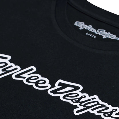 Troy Lee Designs Signature Short Sleeve Tee - Black