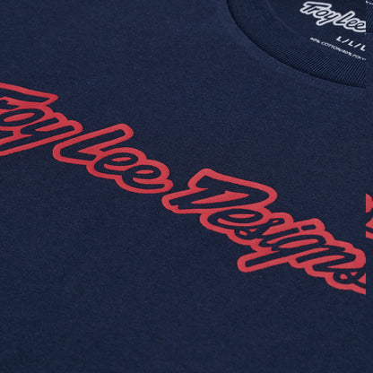 Troy Lee Designs Signature Short Sleeve Tee - Navy