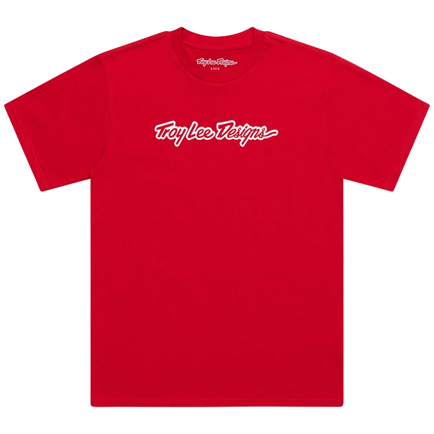 Troy Lee Designs Signature Short Sleeve Tee - Team Red