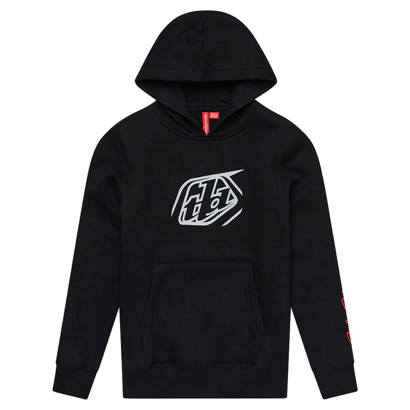 Troy Lee Designs Pullover Hoodie - Youth - Badge - Black