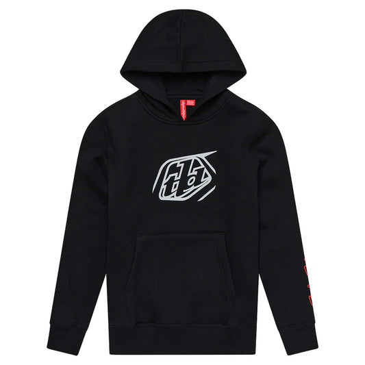 Troy Lee Designs Pullover Hoodie - Youth - Badge - Black