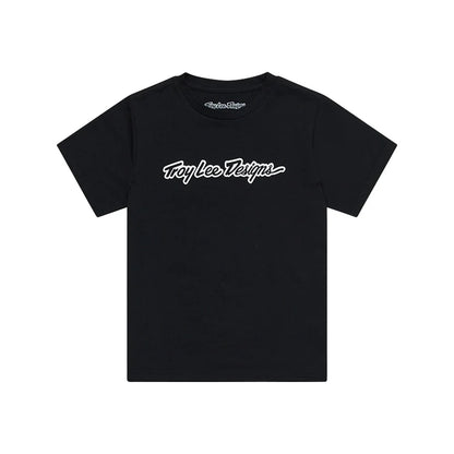 Troy Lee Designs Signature Short Sleeve Tee - Youth - Black