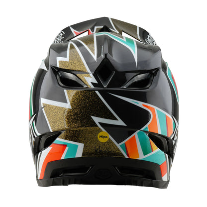 Troy Lee Designs D4 Carbon Full Face Helmet - Frames - Black-Gold