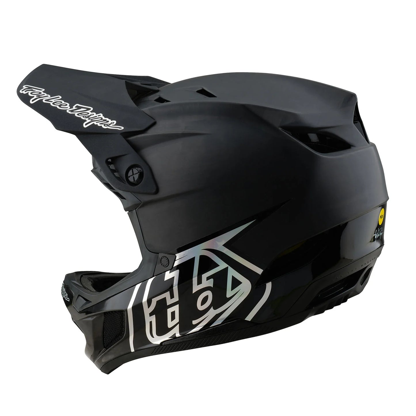 Troy Lee Designs D4 Carbon Full Face Helmet - Stealth - Black