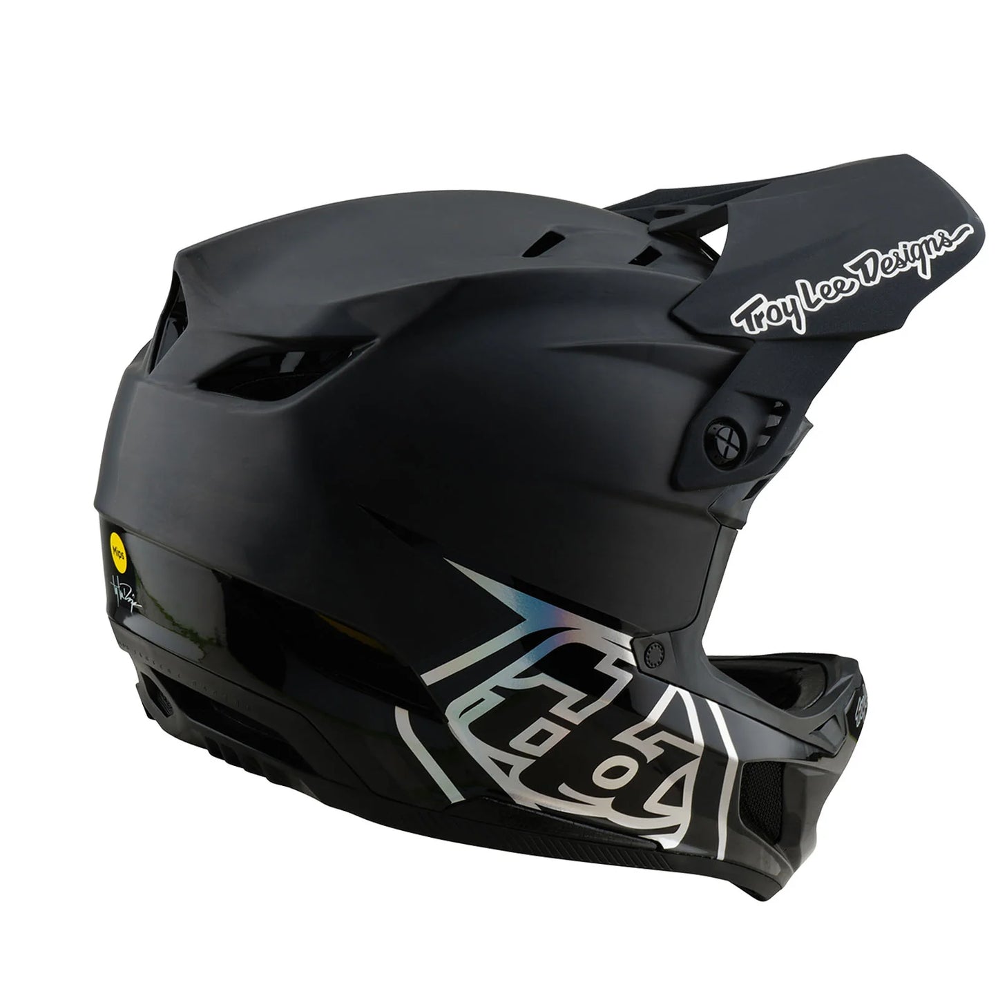Troy Lee Designs D4 Carbon Full Face Helmet - Stealth - Black