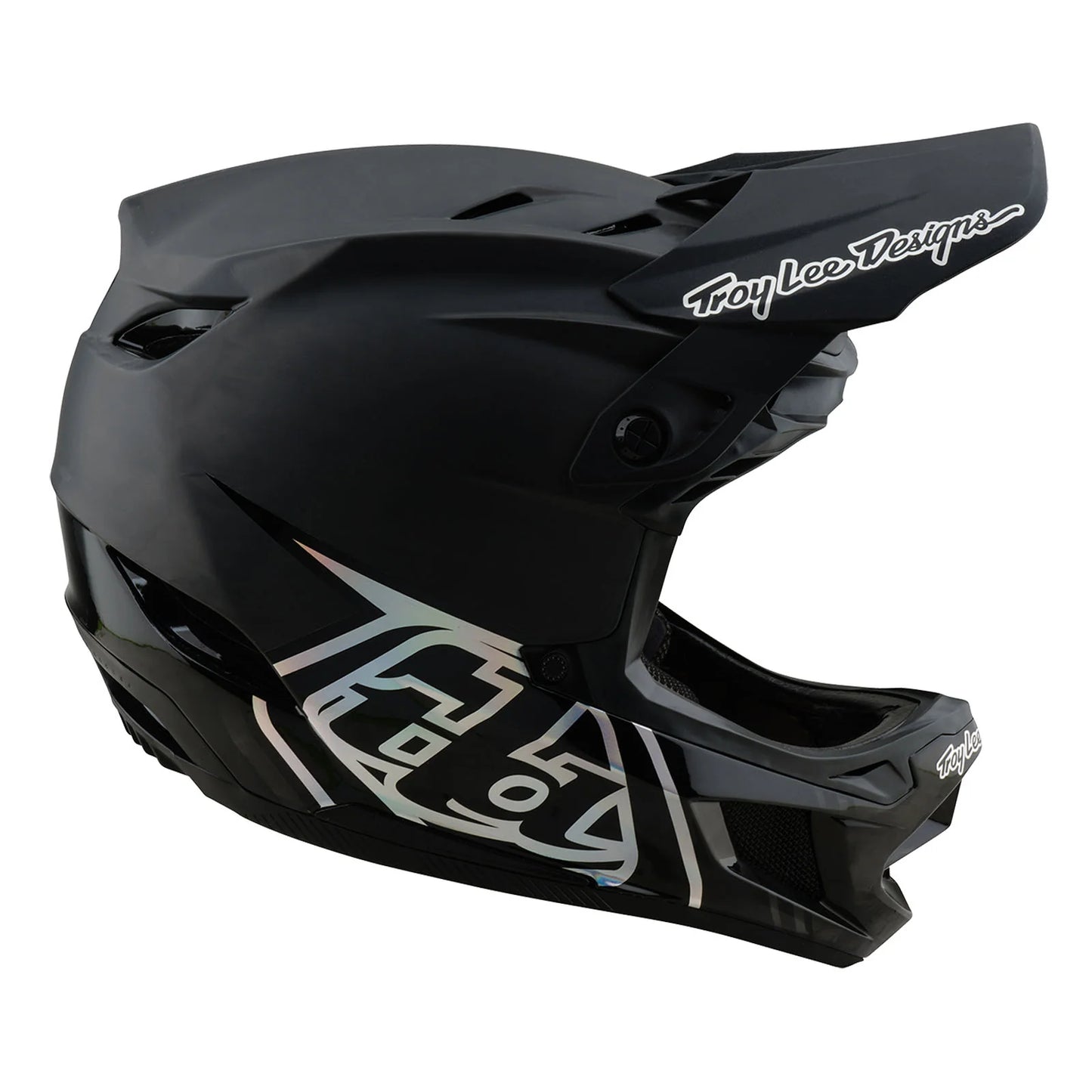 Troy Lee Designs D4 Carbon Full Face Helmet - Stealth - Black