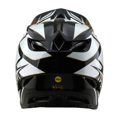 Troy Lee Designs D4 Composite Full Face Helmet - Ghostwing - White