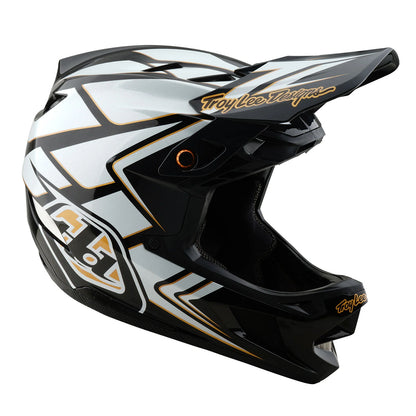 Troy Lee Designs D4 Composite Full Face Helmet - Ghostwing - White